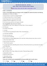 Đề thi giữa kì 1 Tiếng Anh 12 iLearn Smart World - Đề số 6